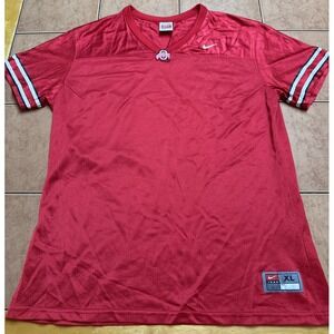Ohio State Buckeyes Nike Team Youth Sz XL Boys Blank Red Custom Jersey‎